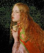 Anthony Frederick Augustus Sandys Mary Magdalene oil painting on canvas